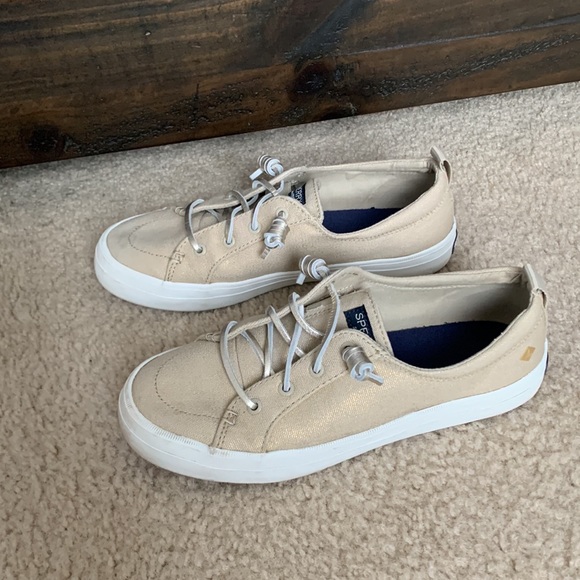 Sperry Crest Vibe Sparkle Sneakers Size 8 - Picture 4 of 7